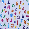 Customized Color Alphabet Epoxy Sticker